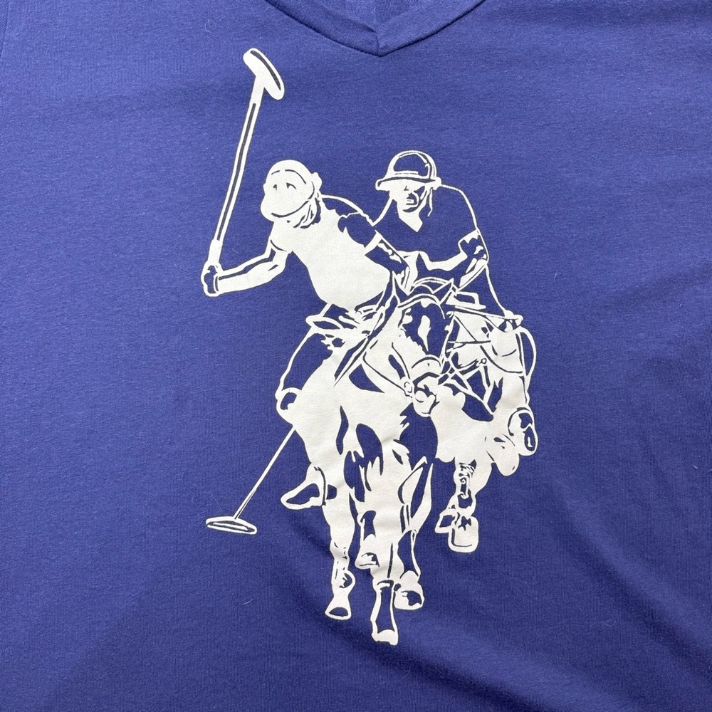U.S. Polo Assn. Blue Polo Graphic Tee Size 2X - Picture 5 of 5